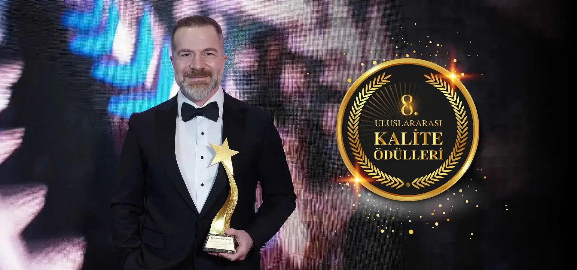 Prof. Dr. Ali Civelek, 8. Uluslararası Kalite Ödülü töreninde